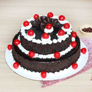 Two Tier Black Forest Cake 3 Kg.